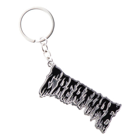 Creature - Hesher Flame Keychain (Silver)
